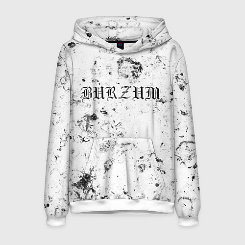 Мужская толстовка Burzum dirty ice / 3D-Белый – фото 1