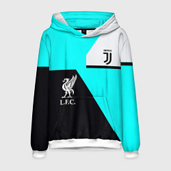 Мужская толстовка Juventus x Liverpool geometry