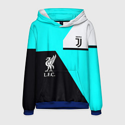 Мужская толстовка Juventus x Liverpool geometry