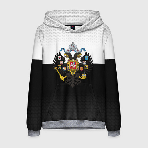 Мужская толстовка Имперская Россия с гербом / 3D-Меланж – фото 1