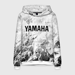 Толстовка-худи мужская Yamaha white graphite, цвет: 3D-белый