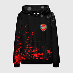 Толстовка-худи мужская Arsenal spash, цвет: 3D-черный