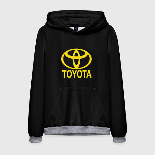 Мужская толстовка Toyota yellow / 3D-Меланж – фото 1