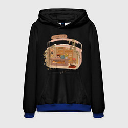 Толстовка-худи мужская Ведьмина служба доставки: Studio Ghibli, цвет: 3D-синий