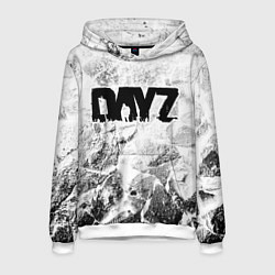 Толстовка-худи мужская DayZ white graphite, цвет: 3D-белый