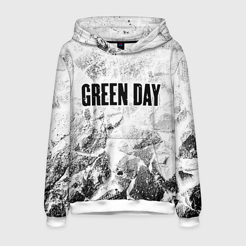 Мужская толстовка Green Day white graphite / 3D-Белый – фото 1