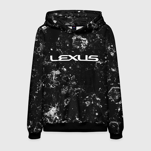 Мужская толстовка Lexus black ice / 3D-Черный – фото 1