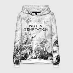 Мужская толстовка Within Temptation white graphite