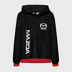 Мужская толстовка Mazda white logo