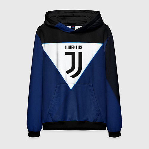 Мужская толстовка Juventus sport geometry color / 3D-Черный – фото 1