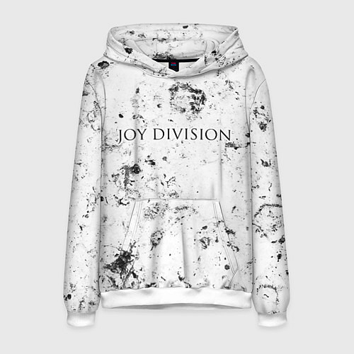 Мужская толстовка Joy Division dirty ice / 3D-Белый – фото 1