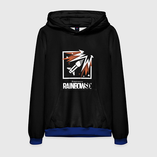 Мужская толстовка Rainbow six action game / 3D-Синий – фото 1