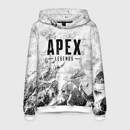 Мужская толстовка Apex Legends white graphite / 3D-Белый – фото 1