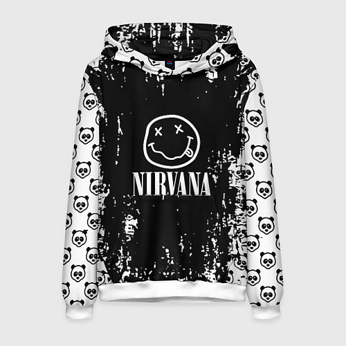 Мужская толстовка Nirvana teddy / 3D-Белый – фото 1