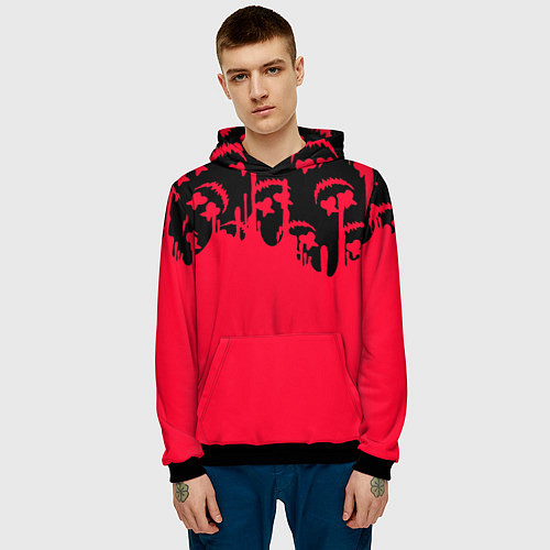 Мужская толстовка Christopher Comstock marshmello / 3D-Черный – фото 3