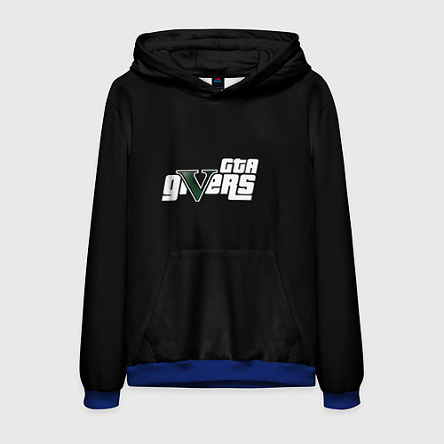 Мужская толстовка GTA givers / 3D-Синий – фото 1