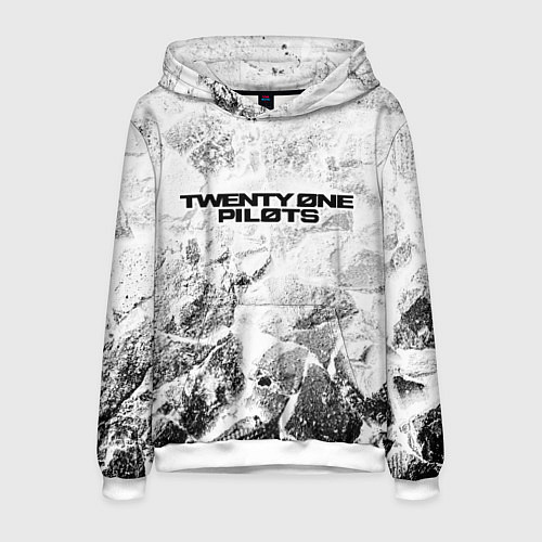 Мужская толстовка Twenty One Pilots white graphite / 3D-Белый – фото 1