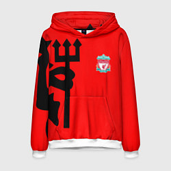 Толстовка-худи мужская Liverpool fc sport steel, цвет: 3D-белый