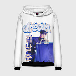 Толстовка-худи мужская BTS Ким, цвет: 3D-черный