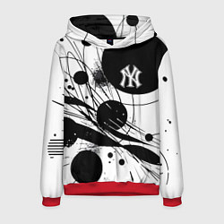 Мужская толстовка New York Yankees baseball team - abstraction