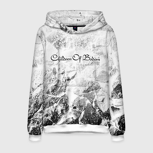 Мужская толстовка Children of Bodom white graphite / 3D-Белый – фото 1