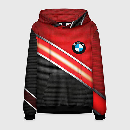 Мужская толстовка BMW geometry steel / 3D-Черный – фото 1