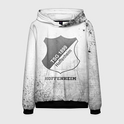 Толстовка-худи мужская Hoffenheim - white gradient, цвет: 3D-черный