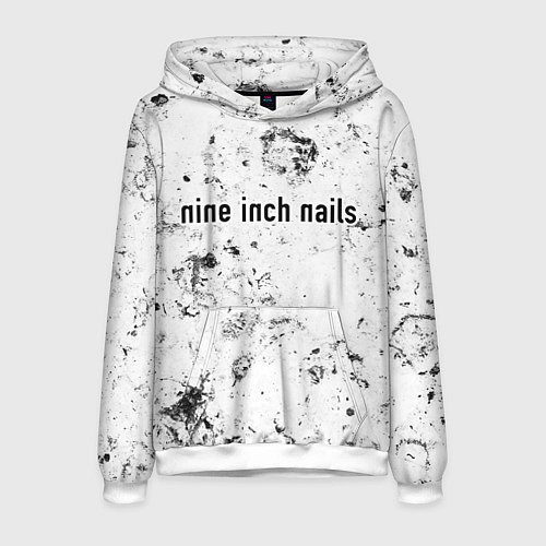 Мужская толстовка Nine Inch Nails dirty ice / 3D-Белый – фото 1