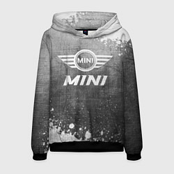 Толстовка-худи мужская Mini - grey gradient, цвет: 3D-черный