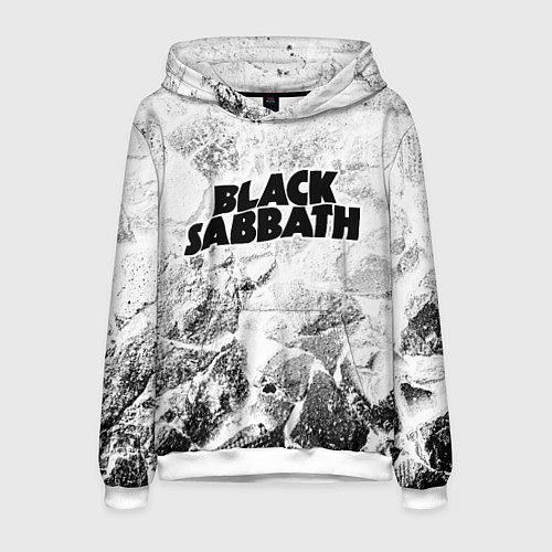 Мужская толстовка Black Sabbath white graphite / 3D-Белый – фото 1