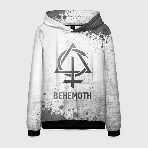 Мужская толстовка Behemoth - white gradient / 3D-Черный – фото 1