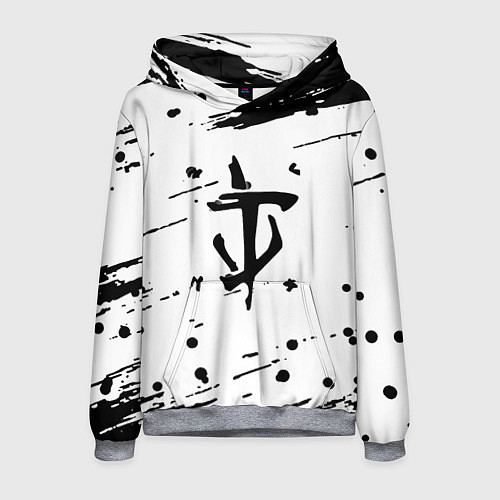 Мужская толстовка Doom краски текстура / 3D-Меланж – фото 1