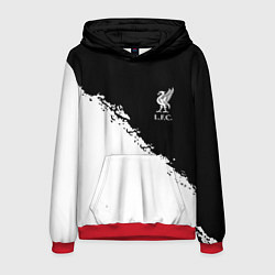 Мужская толстовка Liverpool fc белые краски