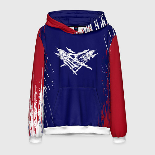 Мужская толстовка Velial squad кисть / 3D-Белый – фото 1