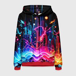 Мужская толстовка Neon fantasy - ai art