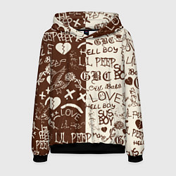 Мужская толстовка Lil peep retro pattern