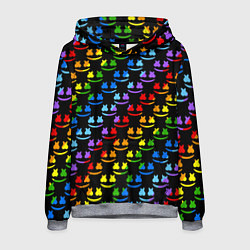 Мужская толстовка Marshmello pattern neon