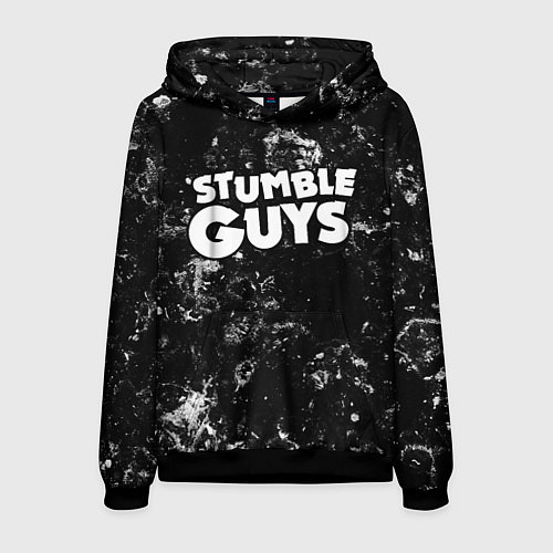 Мужская толстовка Stumble Guys black ice / 3D-Черный – фото 1