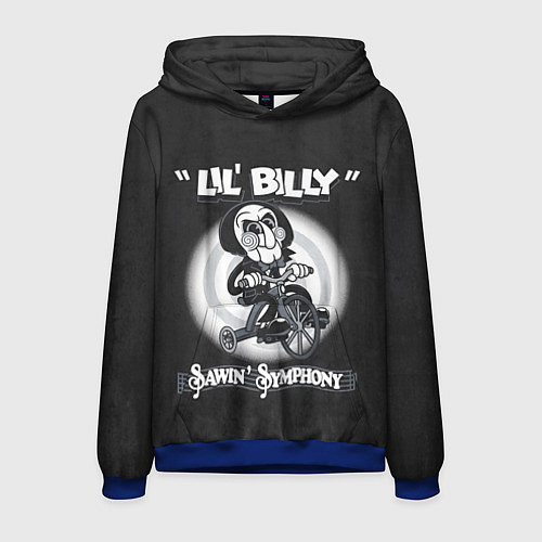 Мужская толстовка Lil Billy - Saw / 3D-Синий – фото 1