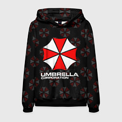 Толстовка-худи мужская Resident evil - umbrella corporation, цвет: 3D-черный