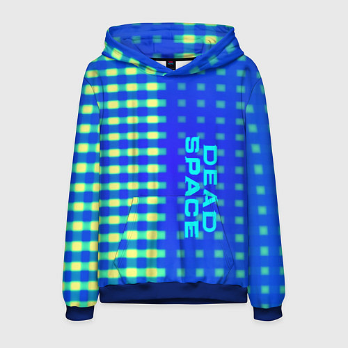 Мужская толстовка Dead space текстура айзека / 3D-Синий – фото 1