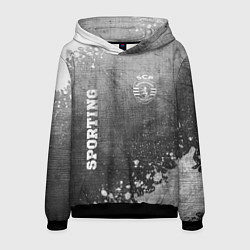 Мужская толстовка Sporting - grey gradient вертикально