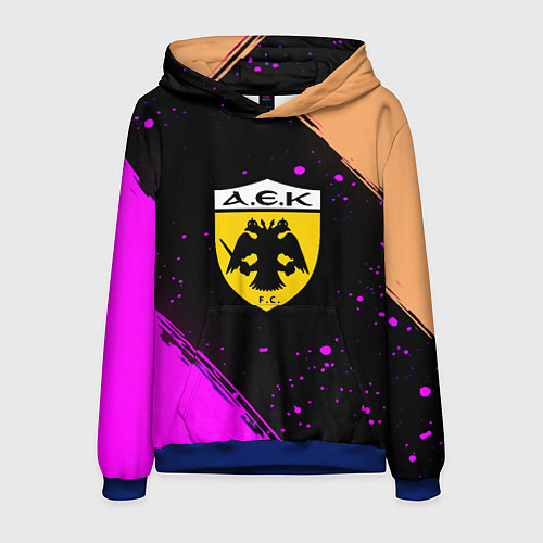 Мужская толстовка AEK fc geometry splash / 3D-Синий – фото 1