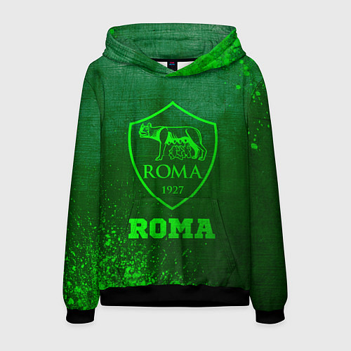 Мужская толстовка Roma - green gradient / 3D-Черный – фото 1