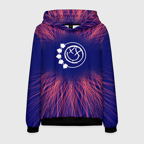 Мужская толстовка Blink 182 red energy / 3D-Черный – фото 1