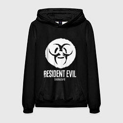 Толстовка-худи мужская Resident Evil umbrella corp logo, цвет: 3D-черный
