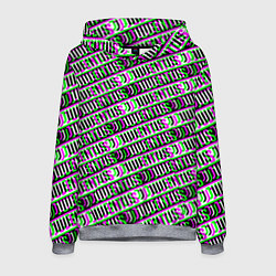 Мужская толстовка Juventus glitch pattern