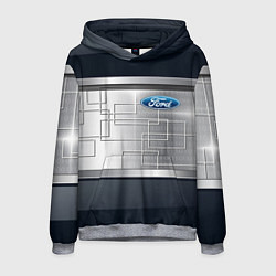Мужская толстовка FORD текстура из метала