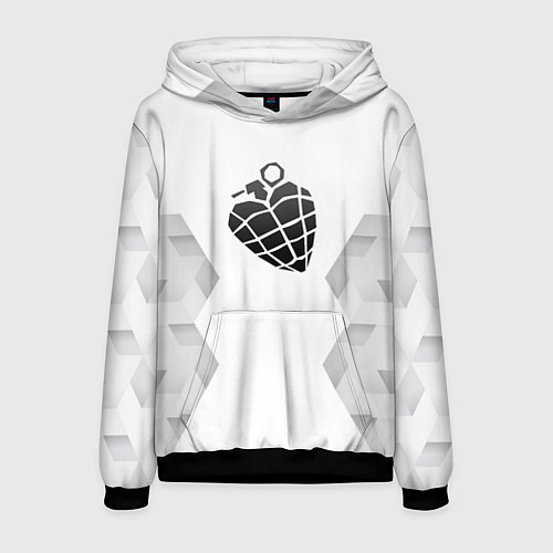 Мужская толстовка Green Day white poly / 3D-Черный – фото 1