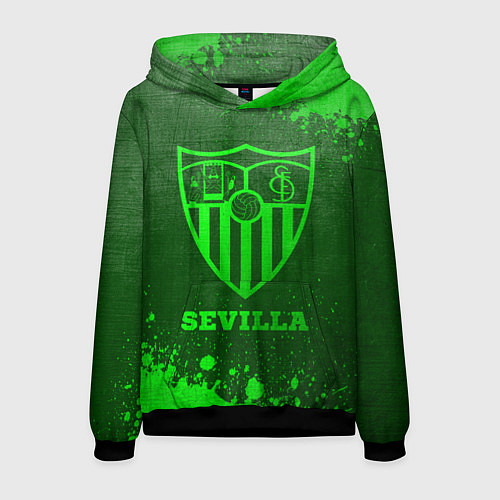 Мужская толстовка Sevilla - green gradient / 3D-Черный – фото 1